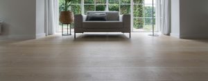 Krijt witte houten vloer