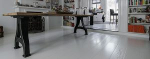 Spierwitte eiken vloer