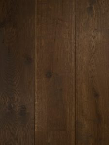 Bruine gerookte houten vloer
