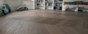 Hongaarse punt in woonkamer