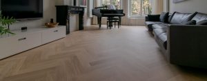 Tapis eiken visgraat in Herenhuis