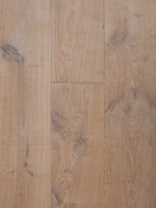 Blanke houten vloer van Europees eikenhout