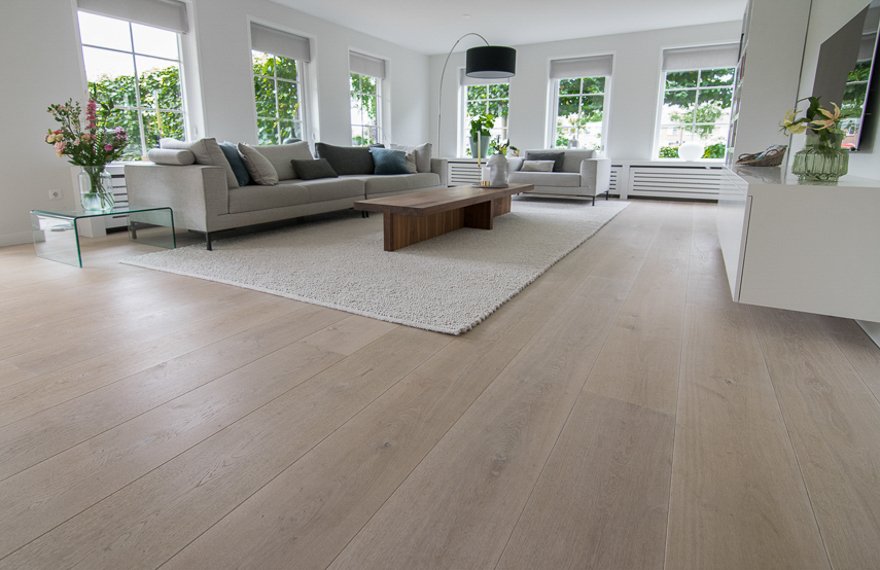 Lichte houten vloer