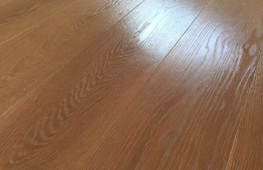 Woca geoliede houten vloer