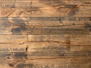 Oude eiken houten vloer