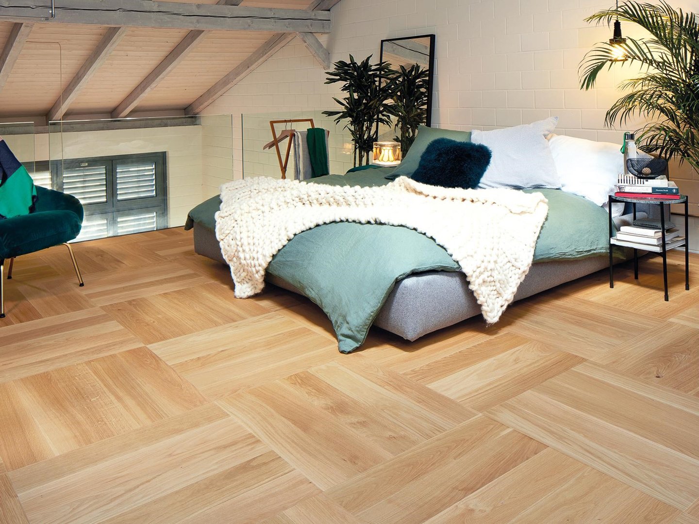 Patroon houten vloer