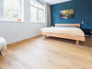 Plankenvloer slaapkamer