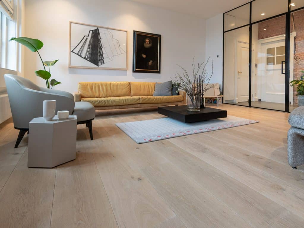houten vloer in appartement
