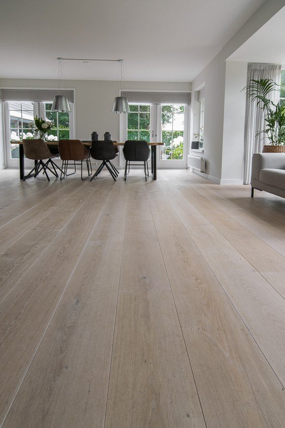 Methode noot compleet Houten vloer white wash oliën of lakken? Dutzfloors