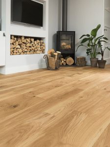 Scandinavische parket vloer