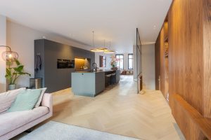 Eiken visgraat vloer Amsterdam