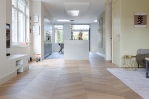 Hongaarse punt vloer parket