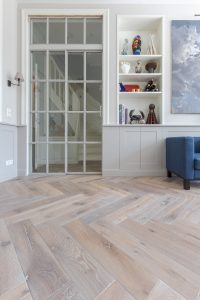 Stoere visgraat vloer